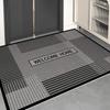 French Kitchen Floor Mat Leather Waterproof Oil-proof Foot Mats PVC Home Corridor Entrance Doormat Non-slip Dirt-resistant Rug