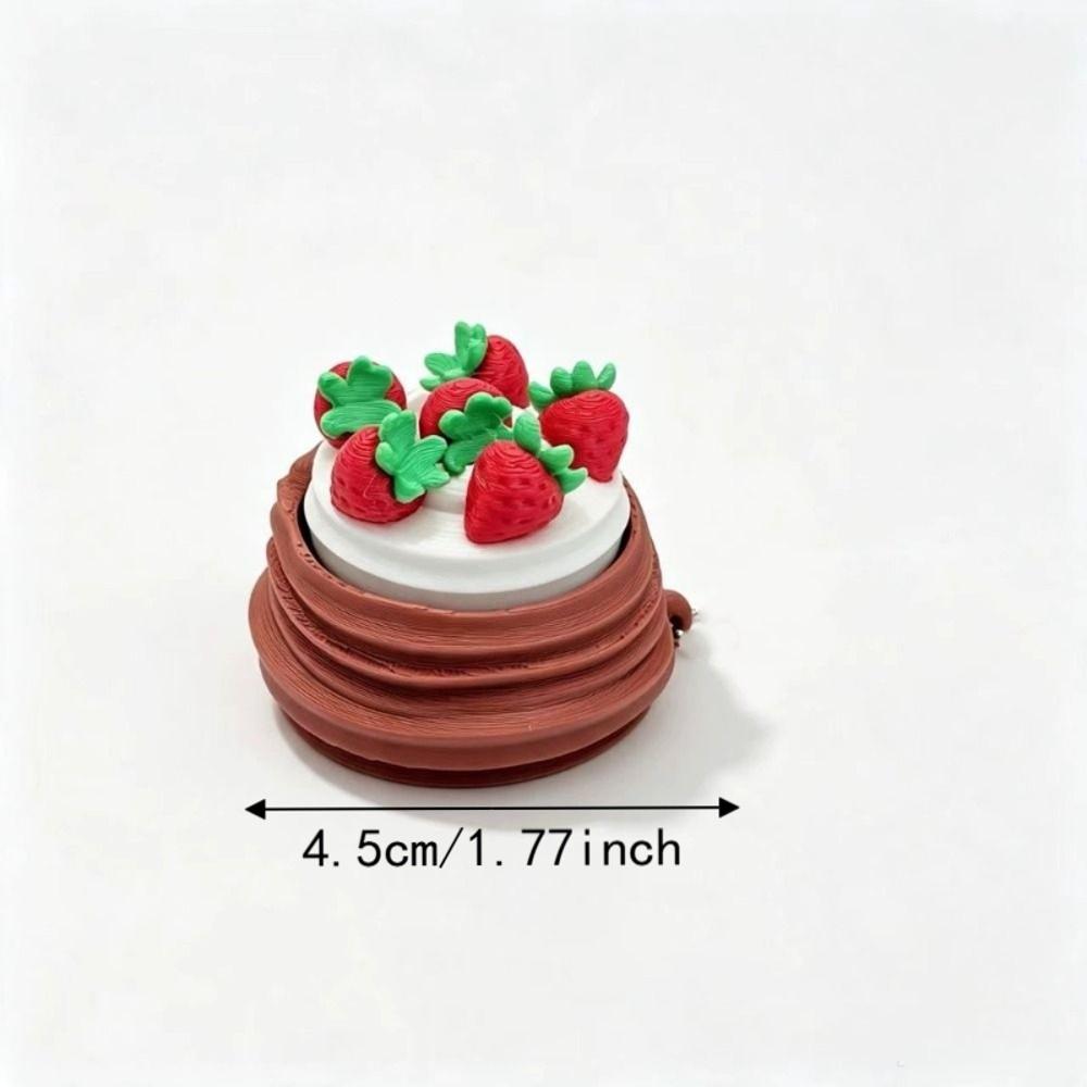 Simulated Cake Clicker Fidget 3D Printed Keyboard Fidget Keyring Clicker Key chain  Backpack