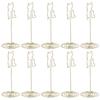 10Pcs Electroplating Metal Cat Photo Table Clip Gold Desktop Message Clip  Home Decorations