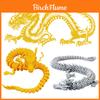 Resin 3d Printed Chinese Dragon With Movable Joints For Aquarium Decoration