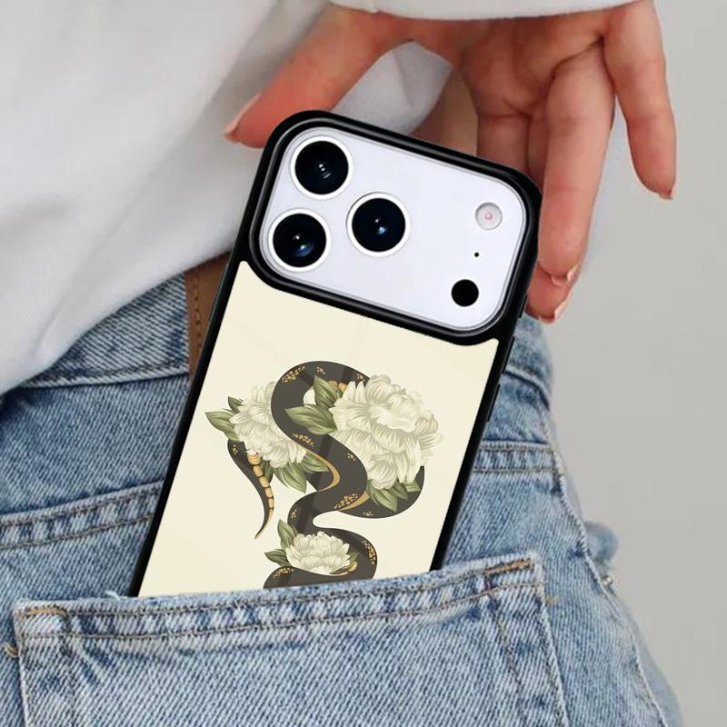 Hand Snake Phone Case for iPhone 16e 15 14 13 12 17 Pro Max Plus Air 17pro Cover Coque