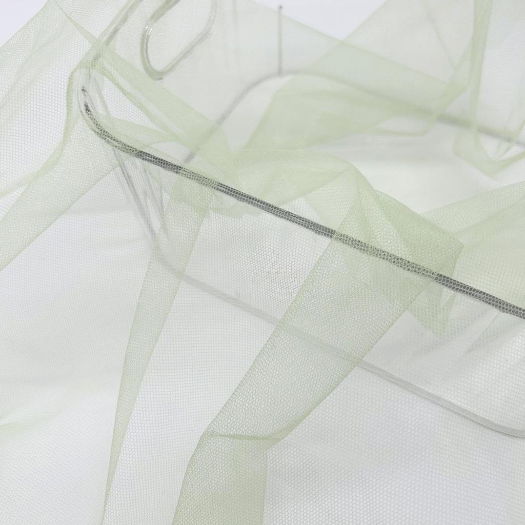 Hexagonal Mesh Tutu Skirt - Medium Hard Tulle Fabric (Polyester, Korean)