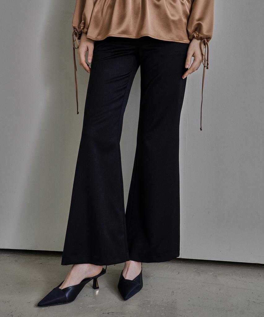 Kkeulle Bootcut Wool Pants_Black