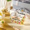 Heart Flower Teacher Gift - Unique Retirement Souvenir & Desk Decor