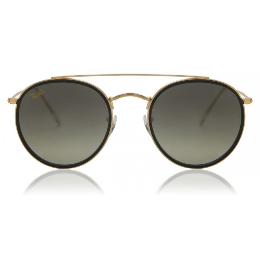 

Солнцезащитные очки унисекс Ray Ban Rb3647n 923871 Gold Black/51-22-145