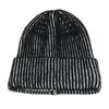 2025 Autumn and Winter New Winter Hat Blended Color Matching Vertical Striped Pullover Hat Men and Women Couples Knitted Hat