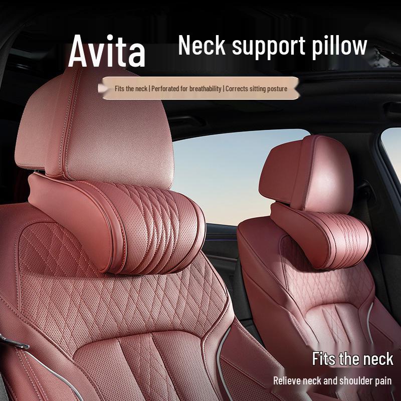 Avatr 06T/07/11/12 Headrest & Lumbar Nappa Leather Support Pillow for Neck Protection