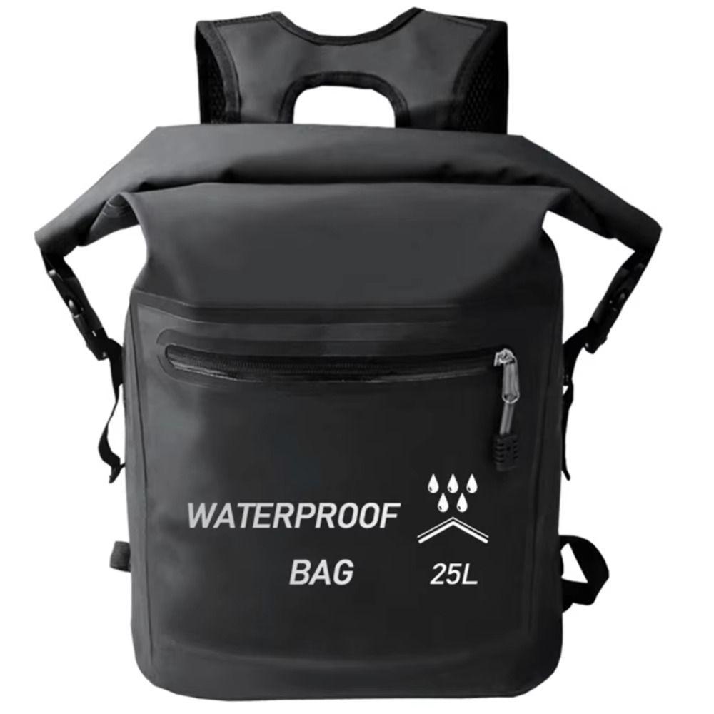 Zipper Pocket Beach Storage Bag Roll-Top Closure Swimming Backpack Beach Fishing