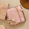 2025 new gift coral fleece towel bath towel set three-piece wedding towel small gift box