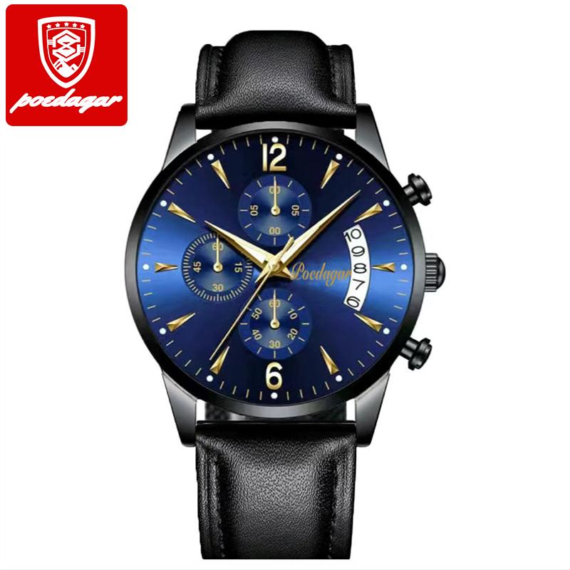 Brand New Fashion Men's Watch Waterproof Luminous Date Sport Watches Luxury Quartz Man Wristwatch Luxury Male Clock