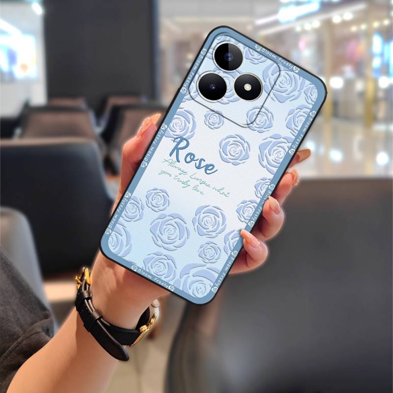 

Масляний живопис М який чохол Чохол для телефону Для Realme C53/Narzo N53/Note50/C51/C51S ТПУ Силіконовий Захисний Повний обхват Міцний Realme C53/Narzo N53/Note