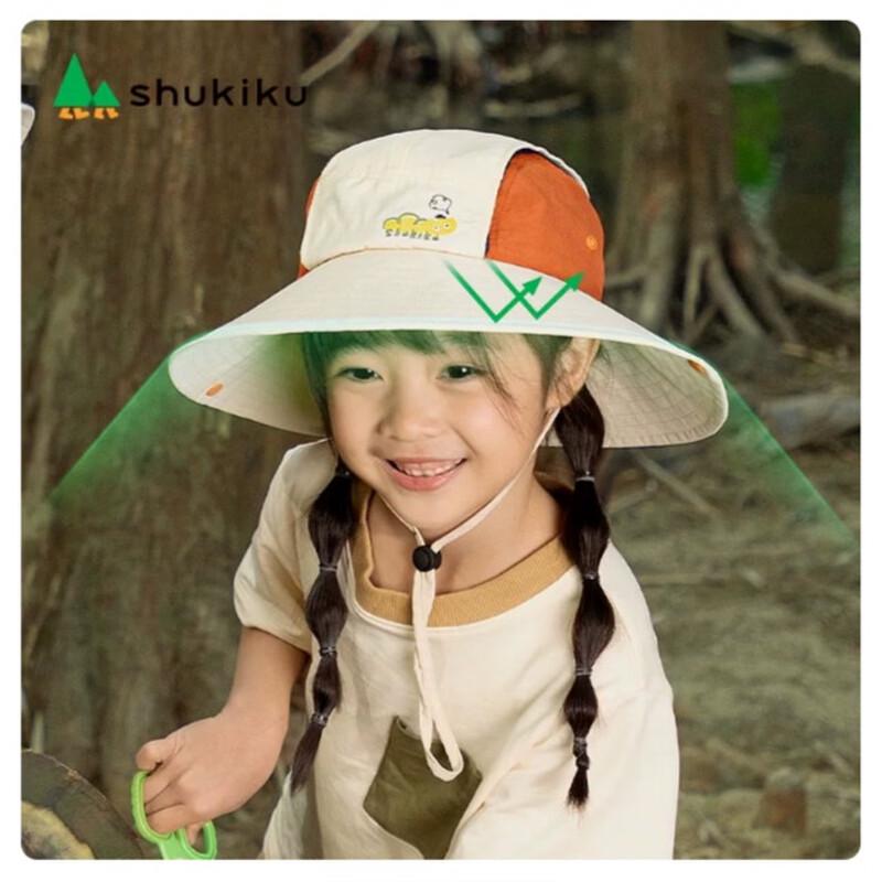

Детская двусторонняя панама SHUKIKU с цветовыми блоками для защиты от солнца