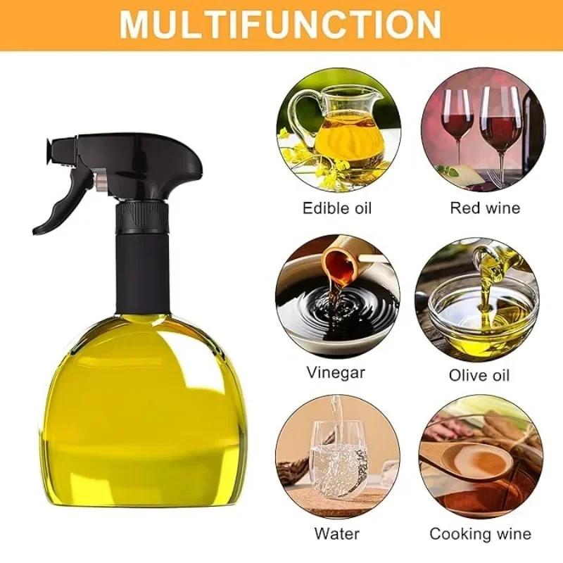 Olive Oil Sprayer for Cooking BBQ and Grilling Refillable Spray Bottle for Kitchen Baking Salad Frying Non-Aerosol Oil Dispenser