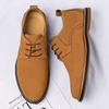 Men Brogue Casual Dress Shoes Soft Faux Leather Upper Non Slip Rubber Sole Business Walking Shoes Large Size Daily Office