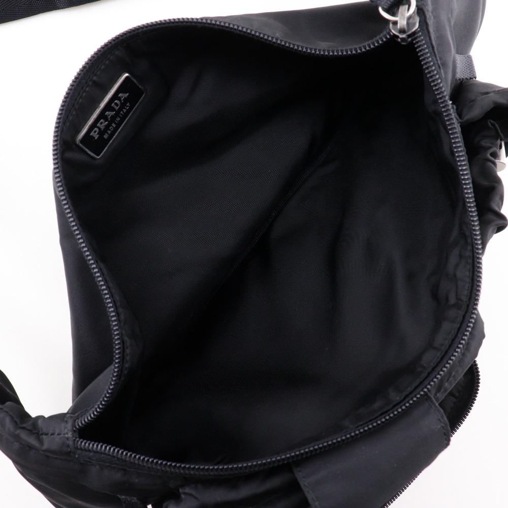 PRADA body bag Waist bag VA0056 black Nylon unisex Used