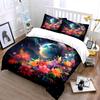 Floral Moonlight Home Decor Set Multiple Sizes Kid'S And Adults' Bedroom Exquisite 3Pc Bedding Set, Gift