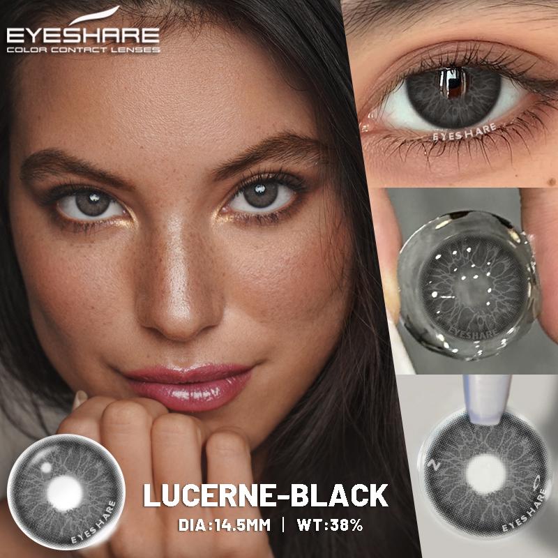 Natural Color Contacts Lenses for Eyes 1 Pair Colorful Beautiful Pupil Blue Colored Lenses Brown Eyes Contact