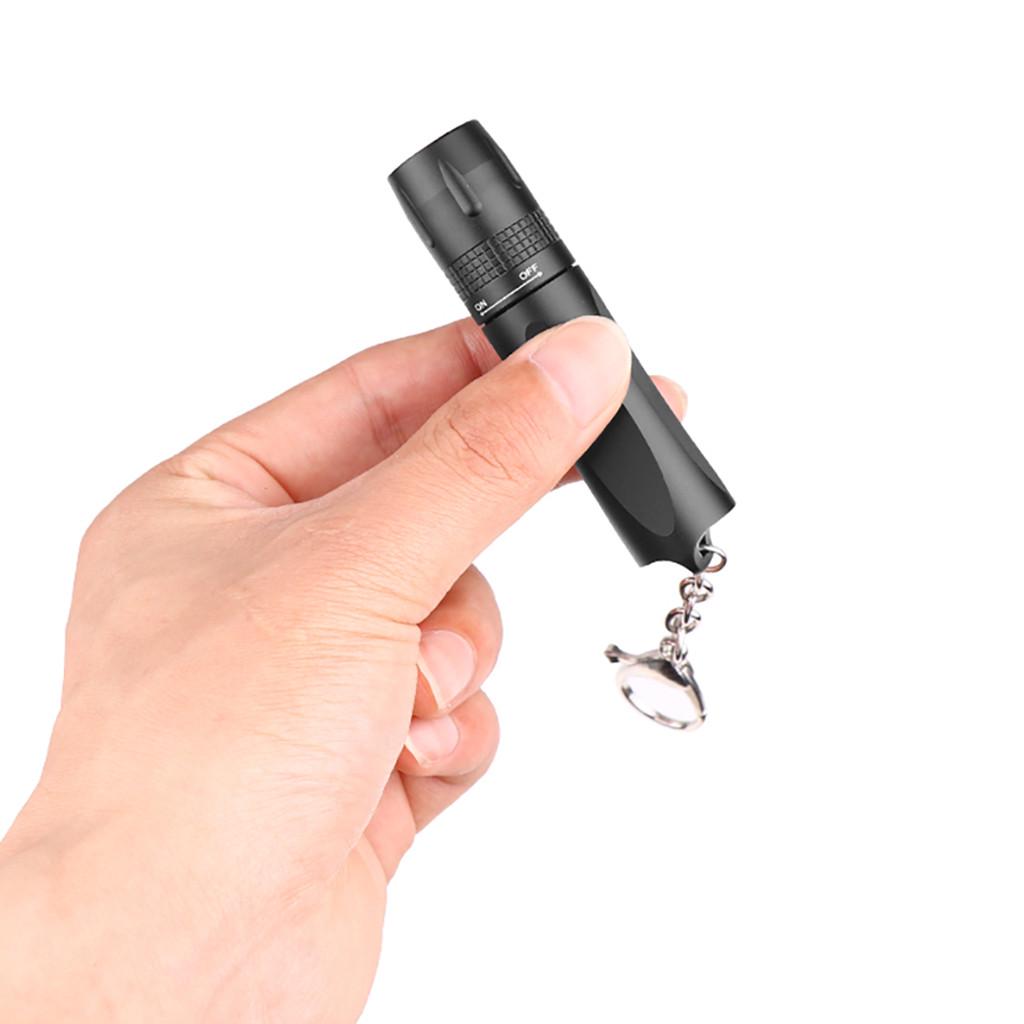  LED Handheld  Portable Small Flashlight Hang Buckle Light Flashlight