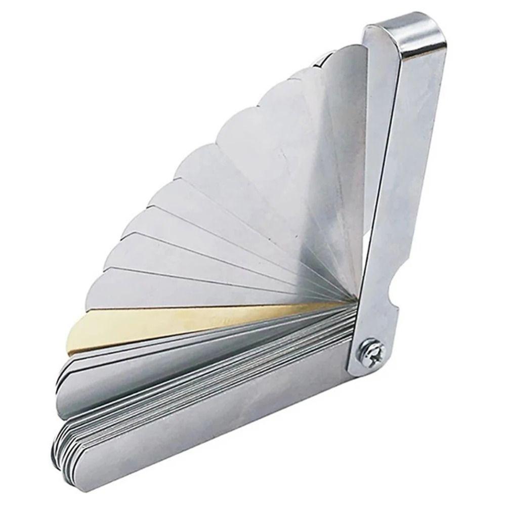 32pcs Blades Thickness Tester Metric 0.04-0.88mm Valve Tools Set Gap Filler  Spark Plug Measurement