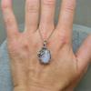Moonstone Pendant Necklace Crystal Gems Alloy Rattan Vintage Noble Women Necklaces for Lady Girls Waterdrop Stone Necklace Gift