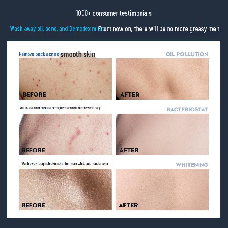 SEEDONVEUR Men's Ocean Blue Shower Gel