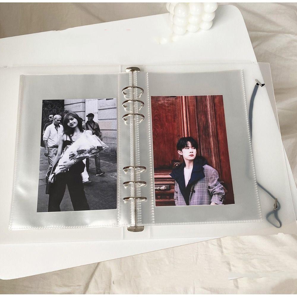 10pcs Transparent Idol Photocard Holder Inner Pages A5 Idol Photo Album Inner Pages Picture