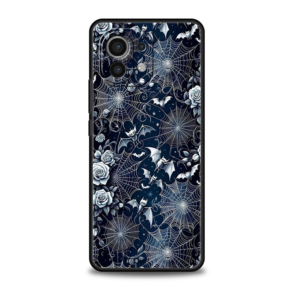 Spider Web Phone Case Cover for Xiaomi Mi 17 Pro Max 15 14 13 12 11 Ultra 15T 14T 13T 12T 11T Pro Lite Soft TPU Shell Fundas Bag