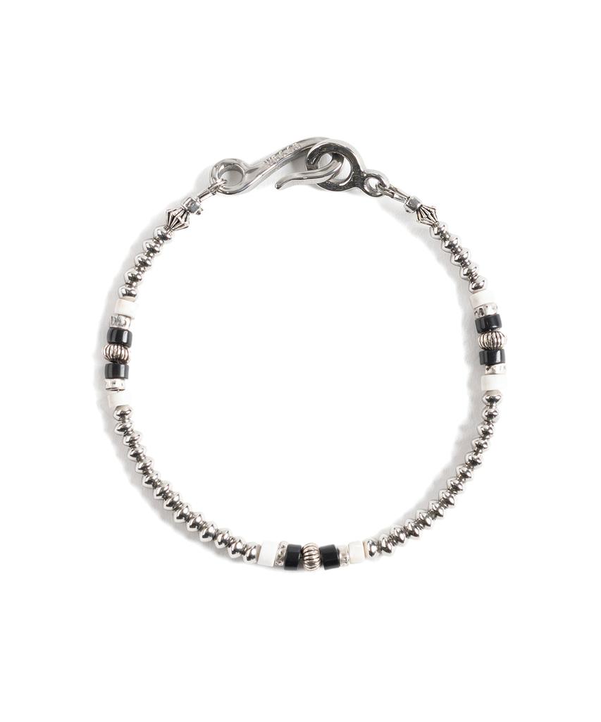 Wild Bricks W25 Metal Bead Bracelet (Black)