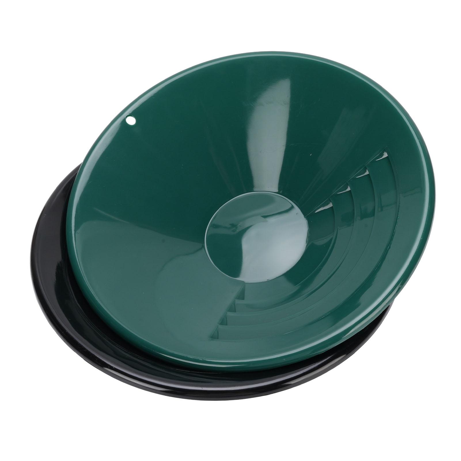 

2 шт. 26,5 см Золотой лоток ABS 90 градусов Резьба Набор для промывки золота для начинающих Черный Зеленый