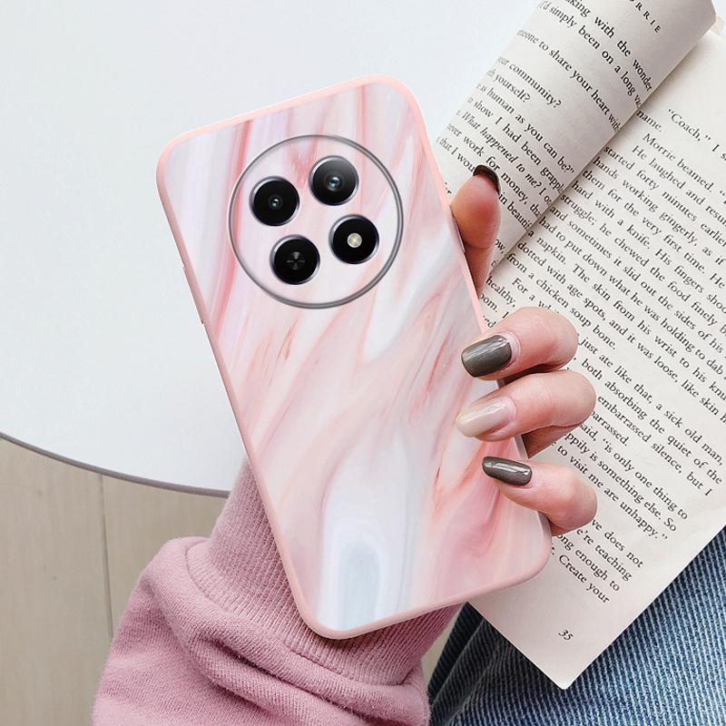 Luxury Case For Redmi 14C 4G 14R 5G A4 Note 14 Pro 5G Poco C75 Fundas Marble Art Pattern Soft TPU Protection Cover Shockproof