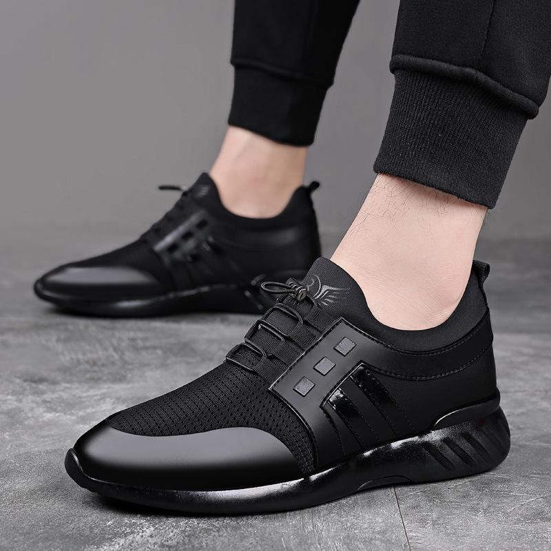 2025 New Trendy Men's Inner Height Increase Men's Shoes Casual Leather Shoes Sports Shoes Spring Shoes Men's Trendy Shoes Summer
