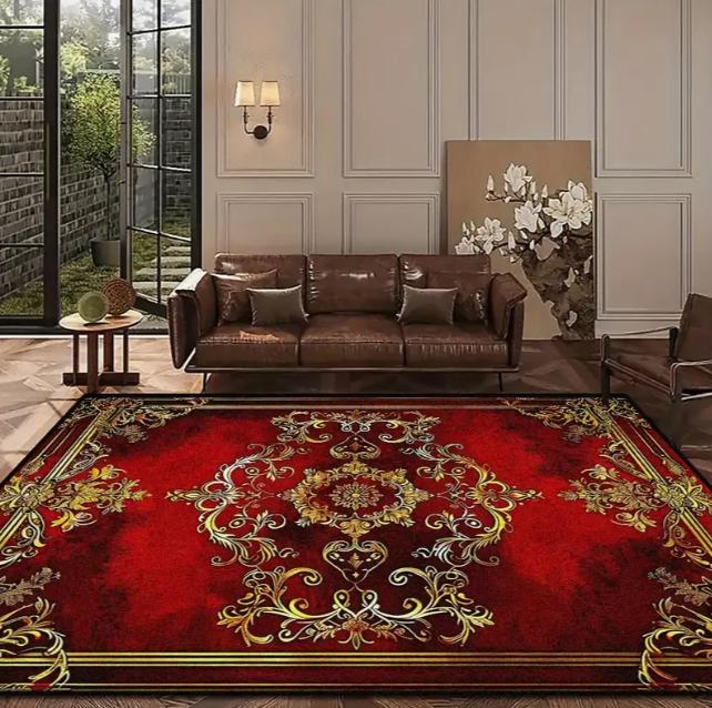 1pc Christmas Tree Area Rug with Christmas Tree Patterned Christmas Floor Mats Large Size Mats for Terrace Home Decoration Rugs