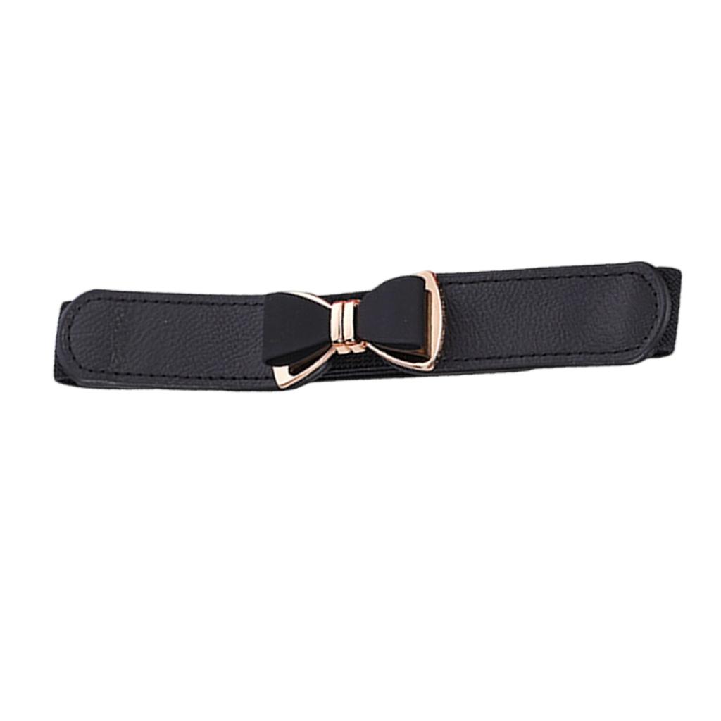 Elastic Waist Cincher for Women Adjustable Stretch Waist Belt with Decorative Buckle For Dresses Coats Jackets