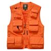 Men's Casual Outdoor Unloadable Multifunctional Reporter Travel Photography Mesh Quick Drying Fishing Vest Men