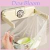 Plastic Trash Bag Holder Wall Mount With Foldable Design For Kitchen And Bathroom Storage