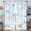 Cute Kitchen Curtains for Living Room Shades Window Curtain Home Interior Curtains 2 Pieces Tulle for Bedroom Partition Blackout