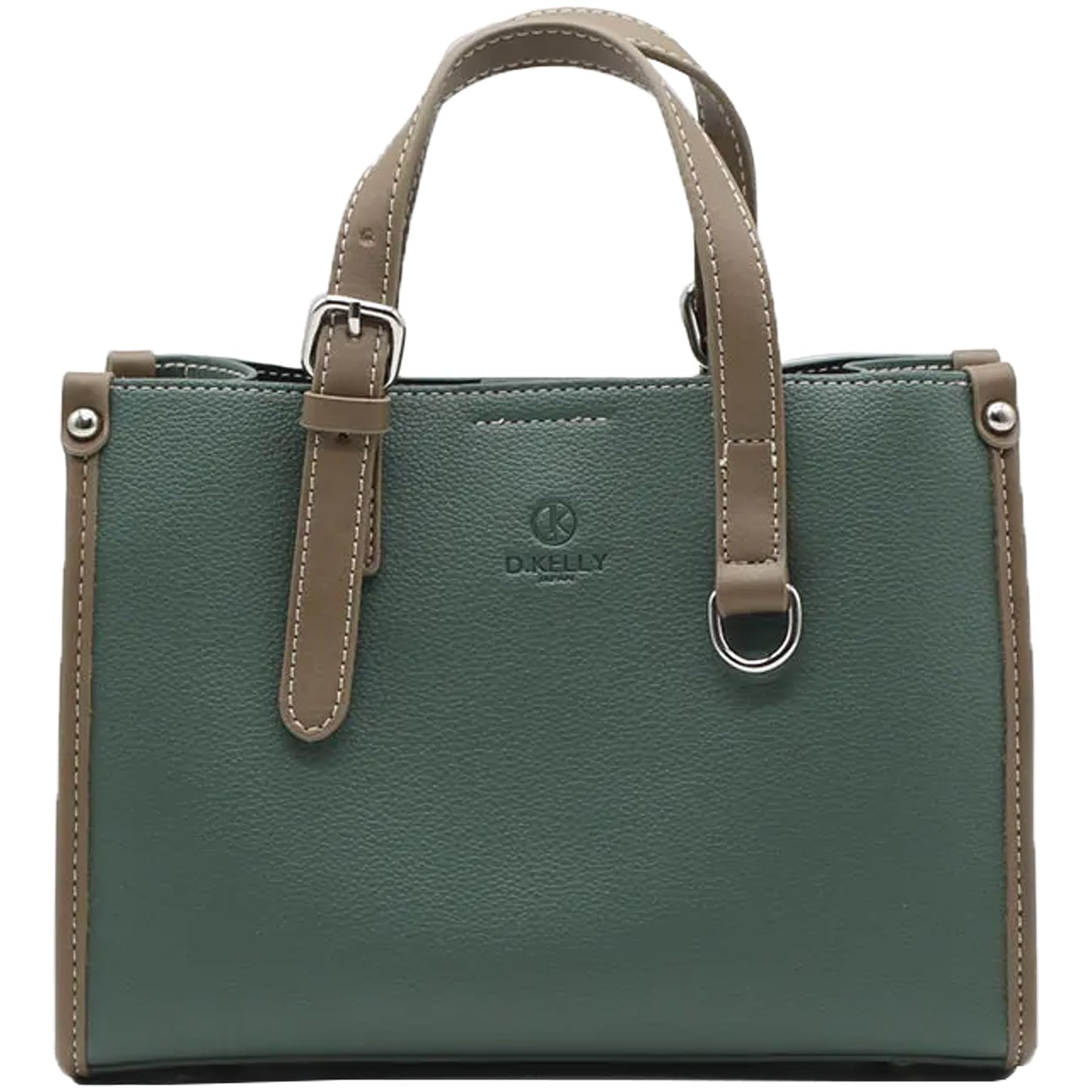 

FashionBerry Green Square Mini Tote Shoulder Bag for Shoulder Crossbody Cute and Elegant Perfect for or 2-Way Women, Handbag, Bag, Bag, Look, зелений