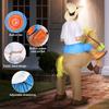 Adult Gray Horse Riding Inflatable Costume, Funny Party Inflatable Costume