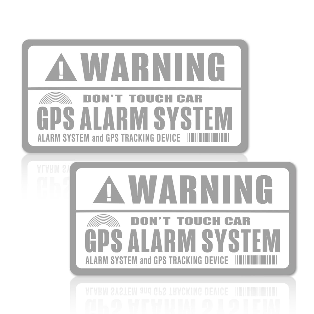 

Anti-theft Anti-theft Prank Accident Prevention Security Sticker Sticker GPS WARNING Car Bicycle Bike Waterproof Waterproof (Clear & White, 2 Pieces) 2 pieces белый