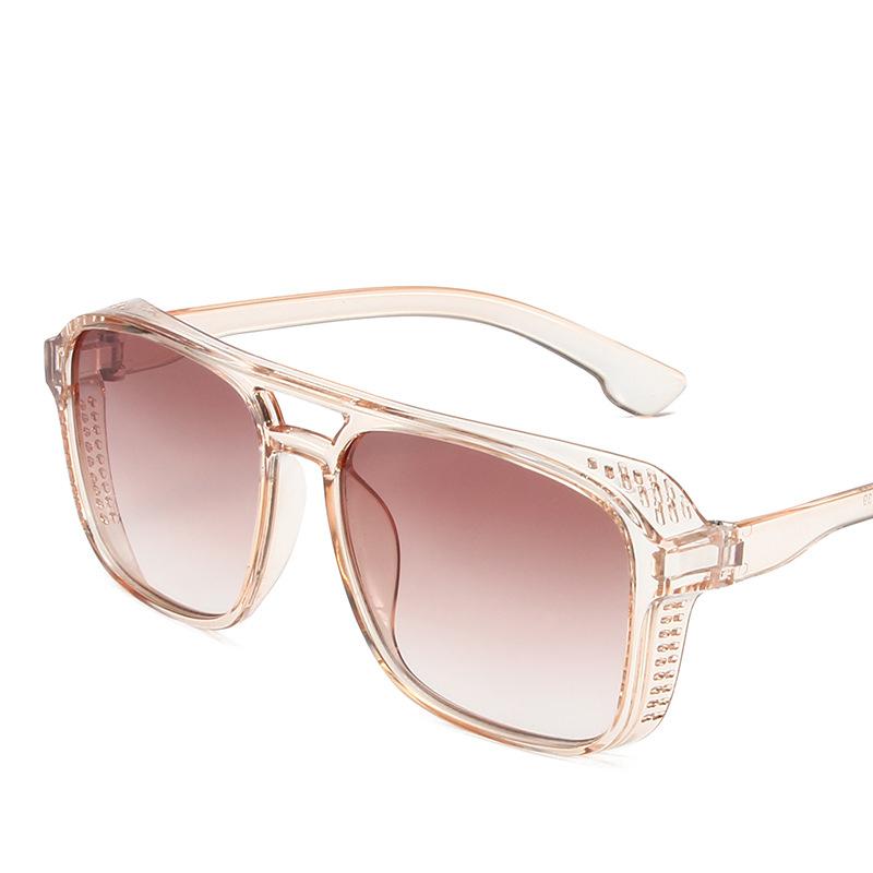 Neue Vintage Sonnenbrille Damen Herren Quadratischer PC-Rahmen Retro-Gläser Mode Designer Marke Sonnenbrillen für männlich weiblich