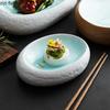 Creative Ceramic Dinner Dishes Household Oval Tableware Snack Dessert Trays Modern Hotel Restaurant Steak Plates Pasta Plates