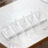 Professional Acrylic Nail Display Stand Transparent Magnetic Free Portable Lightweight Sturdy Support for Artists