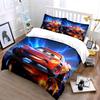 Red Sports Car Bedding Three-Piece Set Bedding Set (1 Duvet Cover, 2 Pillowcases, Duvet Not Included)