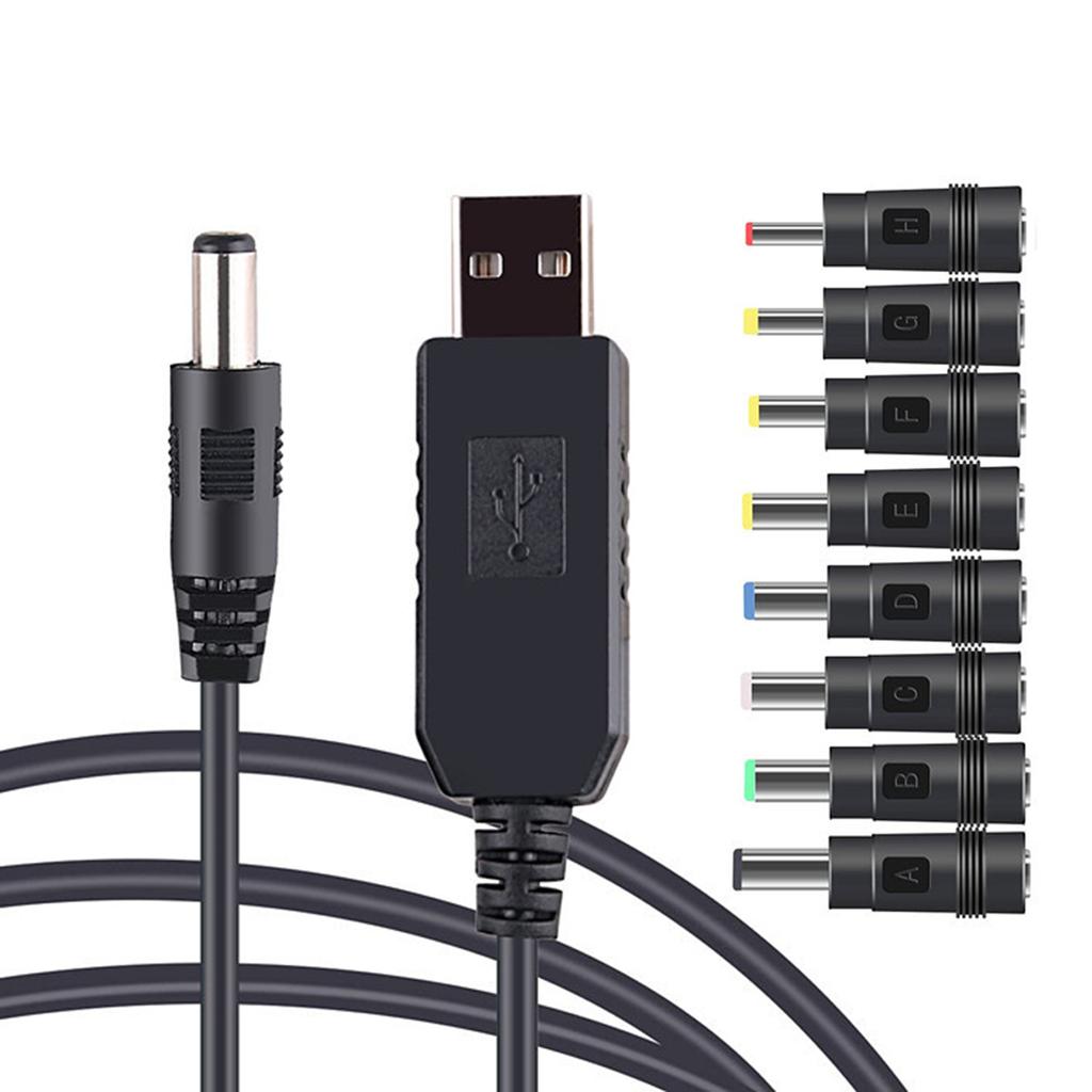 USB to DC 5V 9V 12V Power Cable for Router Speaker USB to DC Jack Charging Cable Power Cord Plug Connector Adapter