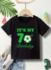 17 Yeas Old Birthday Soccer Boys Print TShirt Summer Casual Children Funny Fashion Tops ONeck Short Sleeve Kids Tshirts