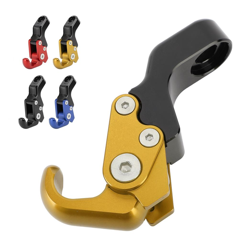 Motorcycle Luggage Bag Hook Hanger 10.5mm Aluminum Alloy Versatile Secure Fixing Claw Shaped Helmet