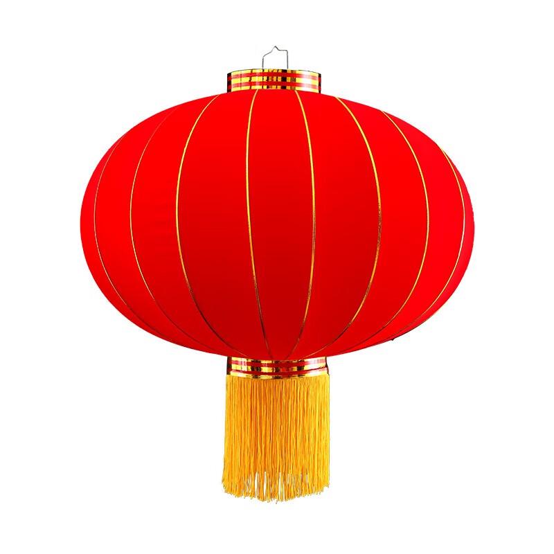 HEIXIE Large Red Flocking Decorative Lanterns