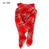 Sciarpa a scialle triangolare a quadri in finto cachemire stile europeo americano - Scaldacollo alla moda versatile per primavera, autunno, inverno
