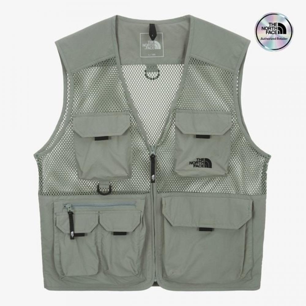 The North Face Men S Exploring meSh veSt Slate Khaki nv5vS01b SLATE KHAKI/090