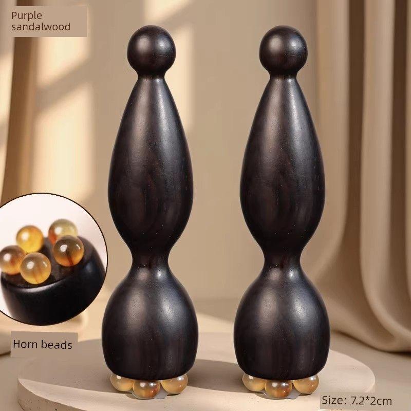 Sandalwood Small Lotus Seed Horn Beads Eye Massager Facial Tendon Massage Acupoint Massage Eye Bags Dark Circles Crow's Feet